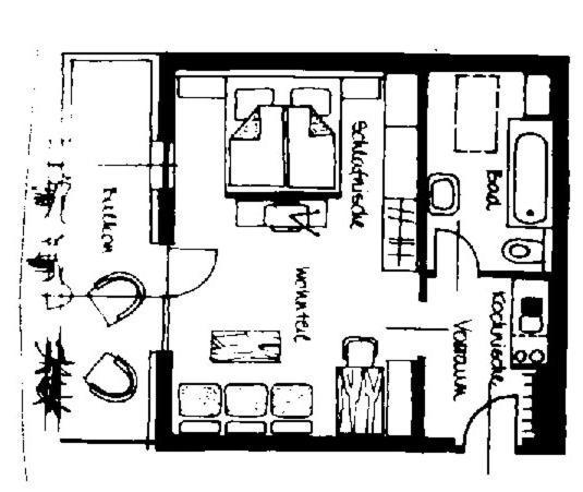 Unterwirt Apartman Bad Kleinkirchheim Szoba fotó